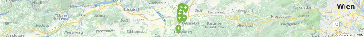 Map view for Pharmacies emergency services nearby Harland (Sankt Pölten (Stadt), Niederösterreich)
